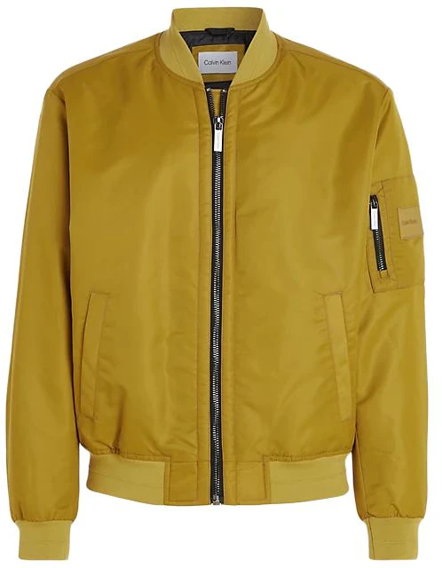 ck-calvin-klein-olive-yellow-solid-zip-up-long-sleeve-jacket-k10-k109907-lqy