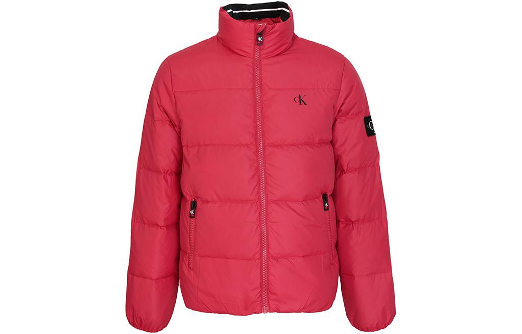 CK/Calvin Klein Quilted Puffer Jacket Red Unisex Long Sleeve J30J315679-XME