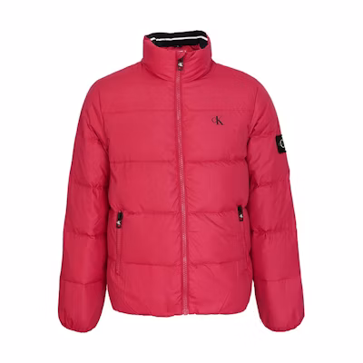 CK/Calvin Klein Quilted Puffer Jacket Red Unisex Long Sleeve J30J315679-XME