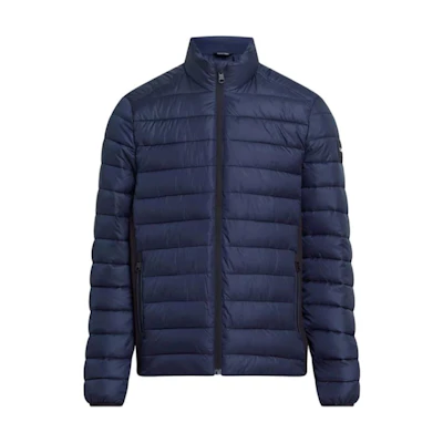 CK/Calvin Klein Slim Fit Zip-Up Jacket Solid Color Blue K10K108291-DW4