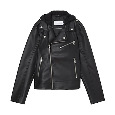 CK/Calvin Klein Solid Color Zip-Up Hoodie Jacket - Black J30J322301-BEH