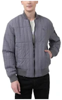 CK/Calvin Klein Solid Color Zip-Up Slim-Fit Jacket - Gray Long Sleeve J30J319677-PTP CK/Calvin Klein Solid Color Zip-Up Slim-Fit Jacket - Gray Long Sleeve J30J319677-PTP