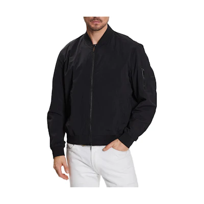 CK/Calvin Klein Solid Color Zip Jacket - Black K10K111021-BEH