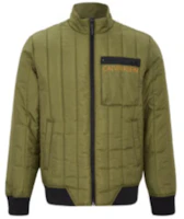 CK/Calvin Klein Solid Minimalist Letter Zip Jacket - Army Green 4MH1O400-340 CK/Calvin Klein Solid Minimalist Letter Zip Jacket - Army Green 4MH1O400-340