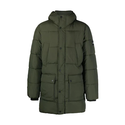 CK/Calvin Klein Solid Single-Breasted Jacket Olive Green K10K110335-MRZ