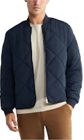 CK/Calvin Klein Solid Zip-Up Jacket Navy Blue K10K110328-DW4 CK/Calvin Klein Solid Zip-Up Jacket Navy Blue K10K110328-DW4