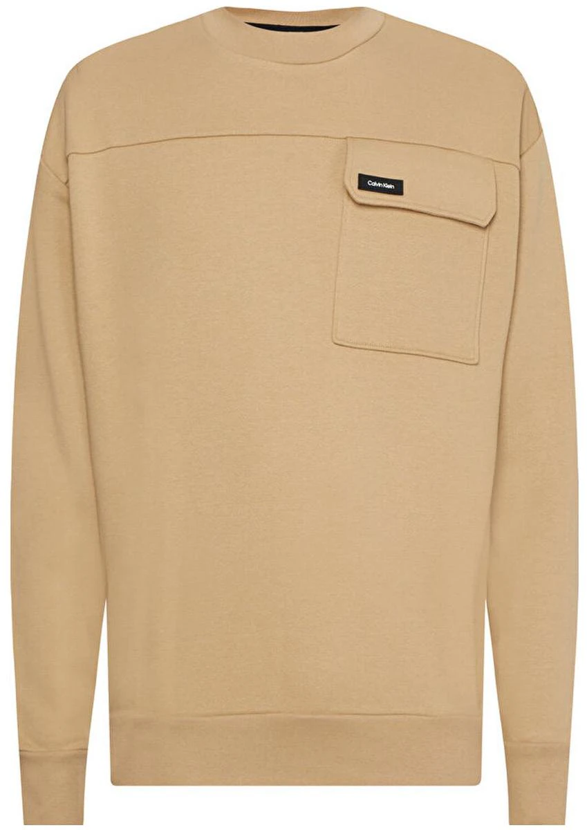ck-calvin-klein-ss-22-plain-pullover-sweatshirt-with-pocket-beige-k10-k109698-pf-2