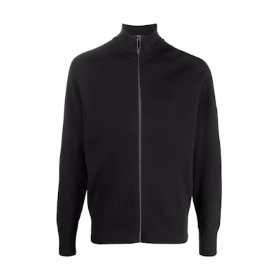 CK/Calvin Klein SS23 Black Solid Color Zip-Up Stand Collar Jacket K10K110712-BEH