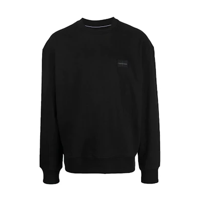CK/Calvin Klein SS23 Black Solid Long Sleeve Sweatshirt J30J321544-BEH