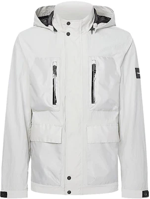 CK/Calvin Klein 白色固體拉鍊多口袋外套 K10K109425ACE Buy CK/Calvin Klein 白色固體拉鍊多口袋外套 K10K109425ACE