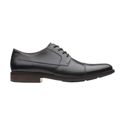 Clarks Becken Cap 'Black Leather'