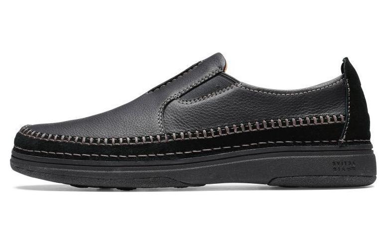 Clarks Black Slip-On Casual Shoes 261684288