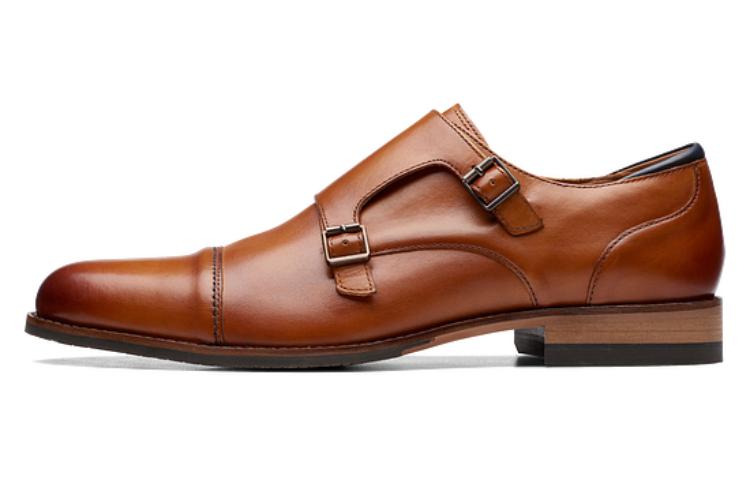 Clarks Brown Leather Business Commuter Dress Shoes. 261724527
