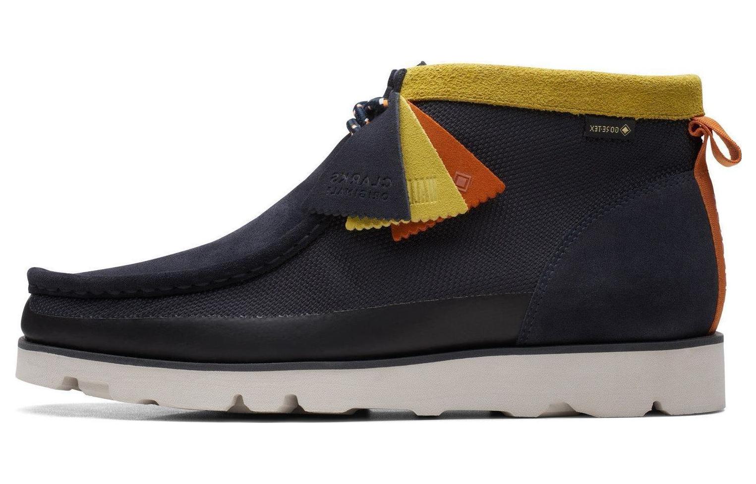 Clarks Casual Leather Fashion Shoes Blue 26167901