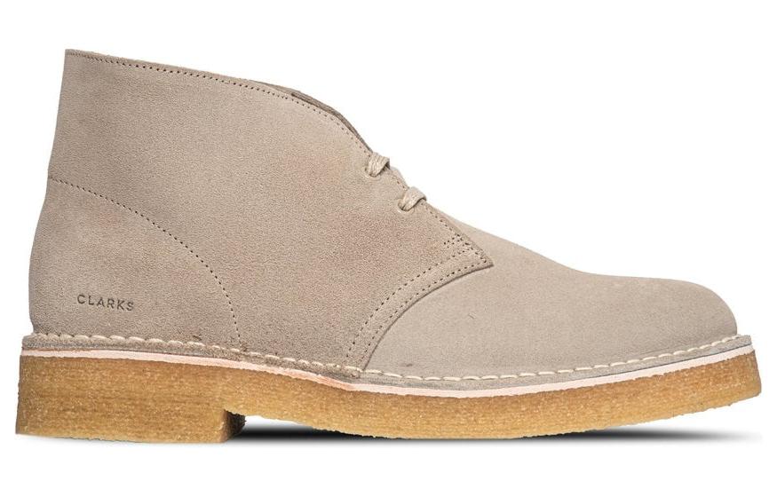 Order Clarks 沙漠靴 '米色麂皮' 26155800