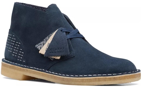 Clarks Desert Boots 'Sashiko Navy' Sepatu Boots Pria Navy 26169154 Order Clarks Desert Boots 'Sashiko Navy' Sepatu Boots Pria Navy 26169154
