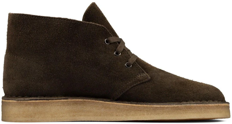 Clarks Desert Coal Suede Boots 'Olive' 26161692 Order Clarks Desert Coal Suede Boots 'Olive' 26161692