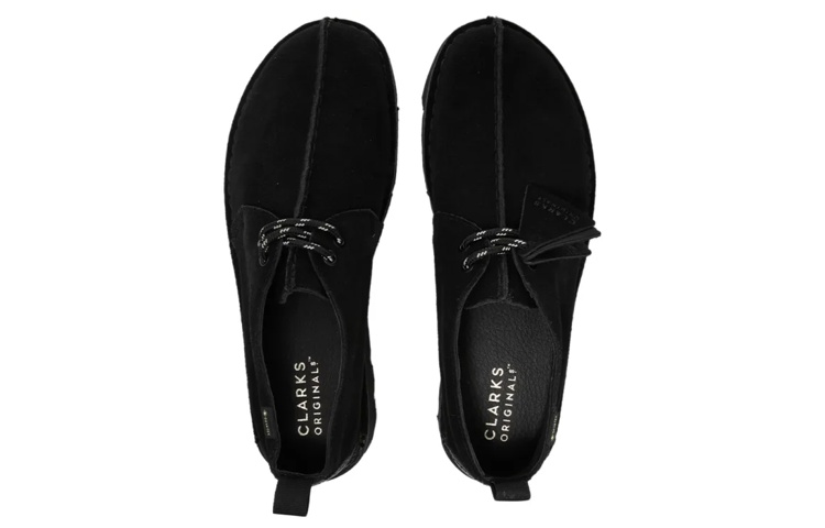 Lookbook クラークス デザートトレック ゴアテックス GTX ブラックスエード 26165030