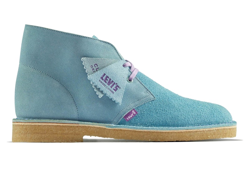 Buy Clarks Originals Botas Desert Levi's Vintage Ropa Azul Claro