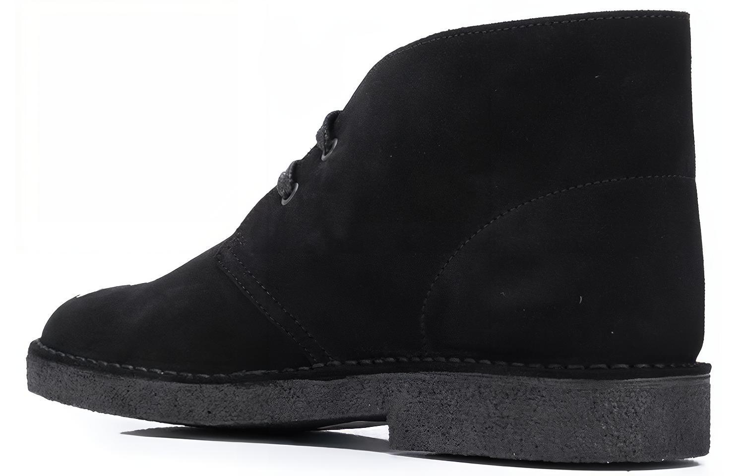 Shop Clarks Originals Desert Boot Logo Palm Angels Hitam Putih PMIA050E20LEA0021001