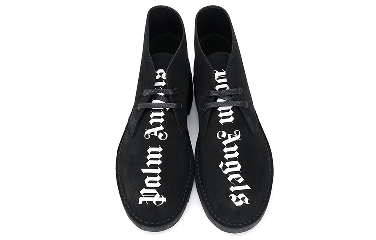 Purchase Clarks Originals Desert Boot Logo Palm Angels Hitam Putih PMIA050E20LEA0021001