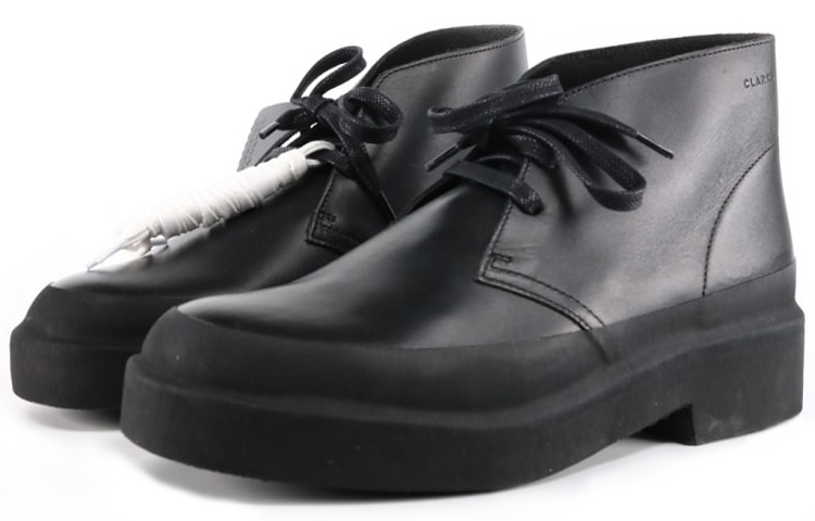 Clarks Originals Desert Galosh Black Leather 圖 2