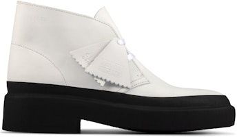 Clarks Originals Desert Galosh White Leather 26156082 Clarks Originals Desert Galosh White Leather 26156082