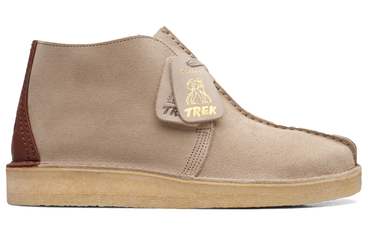 Order Clarks Originals Desert Trek Hi 50 Zapatos Tobilleros 'Ante Arena' 261695357