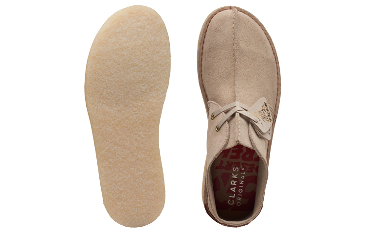 Sizing Clarks Originals Desert Trek Hi 50 Zapatos Tobilleros 'Ante Arena' 261695357