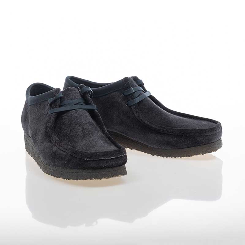 Order Clarks Originals Wallabee Zwart. Eenvoudige zwarte schoenen. CLM68854R