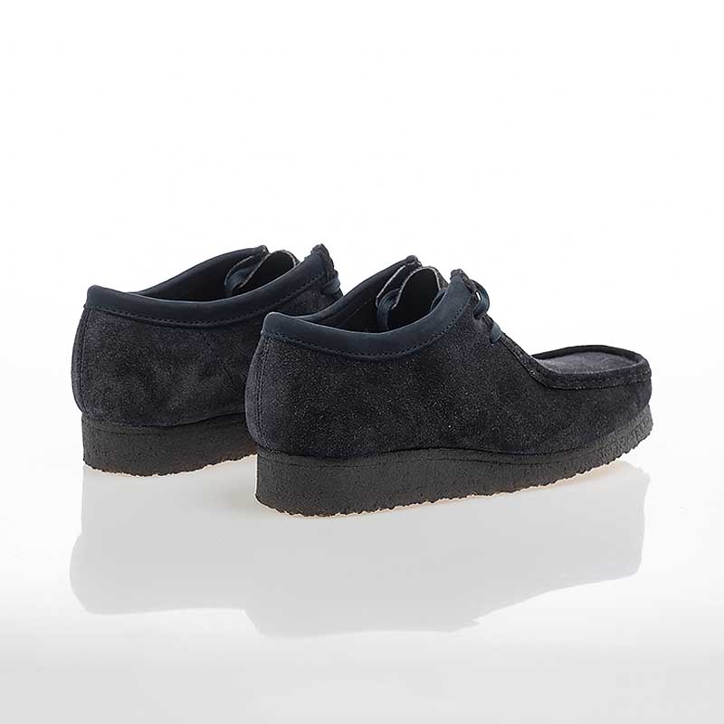 Lookbook Clarks Originals Wallabee Zwart. Eenvoudige zwarte schoenen. CLM68854R
