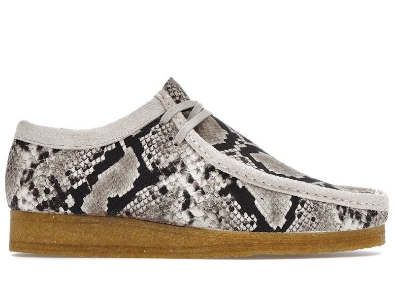 Clarks Originals Wallabee Aime Leon Dore Snakeskin Tan