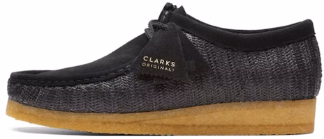 Clarks Originals Wallabee Black Raffia Txt 26165512 Clarks Originals Wallabee Black Raffia Txt 26165512