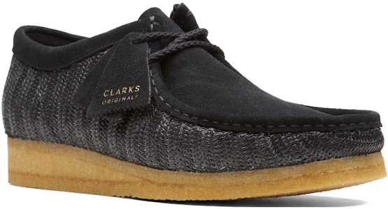 Clarks Originals Wallabee 黑色拉菲草材质 26165512 Lookbook Clarks Originals Wallabee 黑色拉菲草材质 26165512