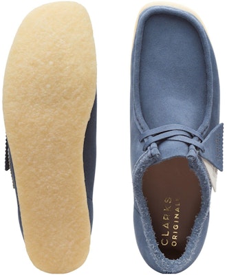 Clarks Originals Wallabee Biru Suede 26166306 Purchase Clarks Originals Wallabee Biru Suede 26166306
