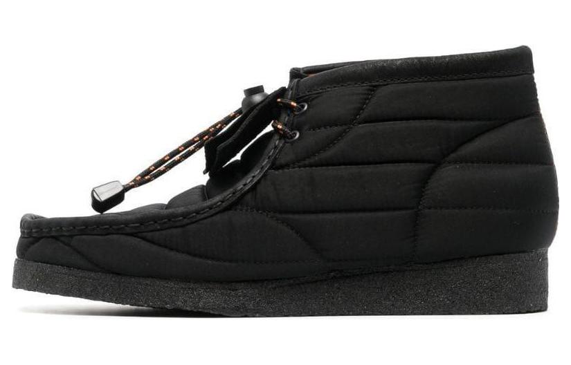 Clarks Originals Wallabee Boot Black Quilted 26168801