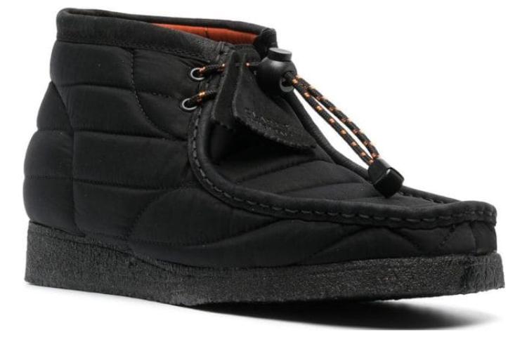 Order Clarks Originals Wallabee Bota Negra Acolchada 26168801