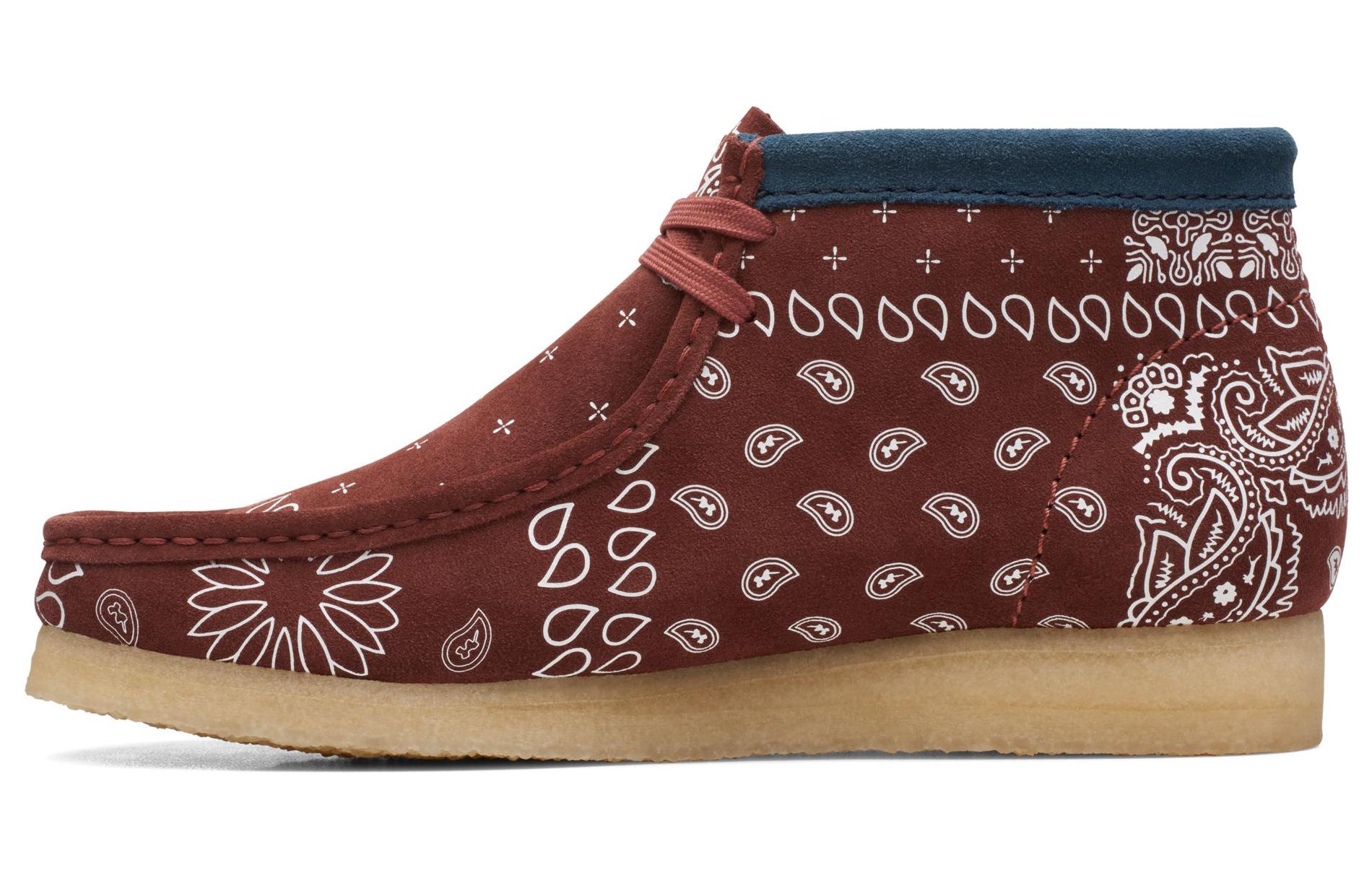 Clarks Originals Wallabee Boot Brick Paisley 26168826