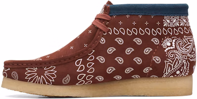 Clarks Originals Wallabee Boot Brick Paisley 26168826 Clarks Originals Wallabee Boot Brick Paisley 26168826