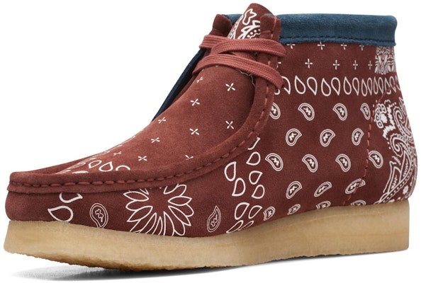 Clarks Originals Wallabee Boot Brick Paisley Lelaki & Wanita 26168826 Order Clarks Originals Wallabee Boot Brick Paisley Lelaki & Wanita 26168826