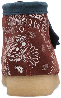 Clarks Originals Wallabee Boot Brick Paisley Lelaki & Wanita 26168826 Lookbook Clarks Originals Wallabee Boot Brick Paisley Lelaki & Wanita 26168826