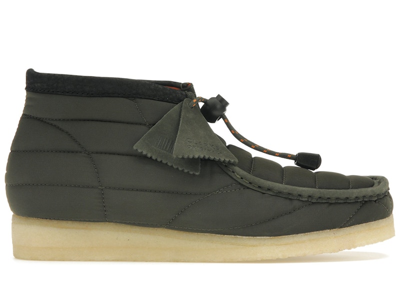 Clarks Originals Wallabee Boot Khaki Quilted 26168800