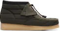Order Clarks Originals Wallabee Bottes Kaki Matelassées 26168800