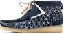 Clarks Originals Wallabee Boot Navy Sashiko Lelaki 26169152