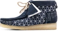 Buy Clarks Originals Wallabee Boot Navy Sashiko Lelaki 26169152