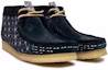 Order Clarks Originals Wallabee Boot Navy Sashiko Lelaki 26169152