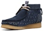 Shop Clarks Originals Wallabee Boot Navy Sashiko Lelaki 26169152