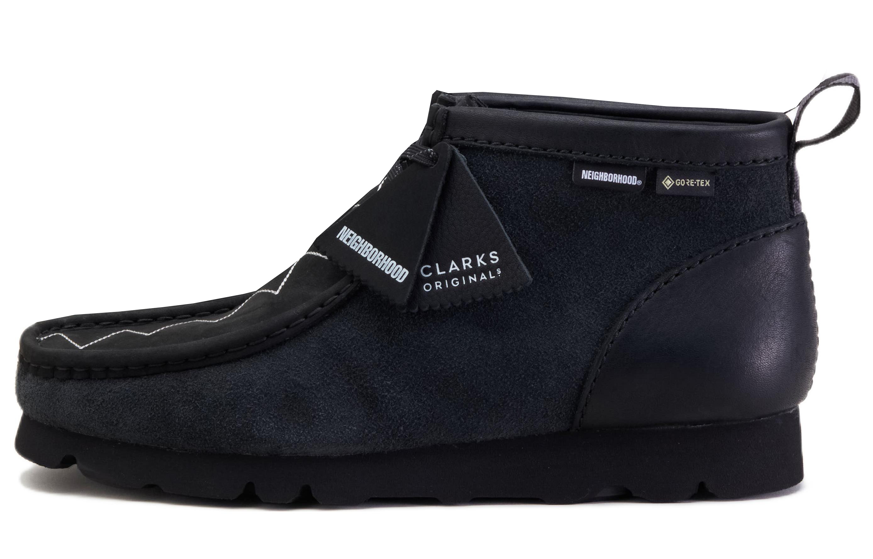 Clarks Originals Wallabee Boots Gore-Tex Neighborhood Black 221CLCLN-FW01