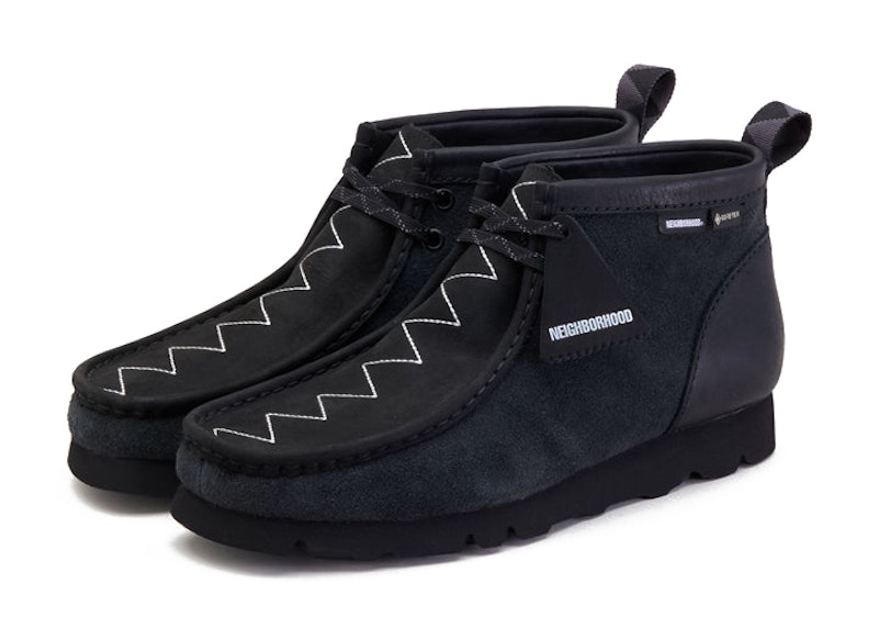 Clarks Originals Wallabee Boots Gore-Tex Neighborhood Black 221CLCLN-FW01