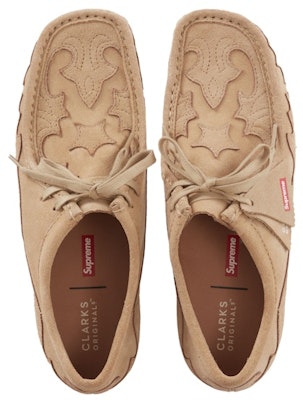 Clarks Originals Wallabee Boots Supreme Western Cut Out Tan Lookbook Clarks Originals Wallabee Boots Supreme Western Cut Out Tan